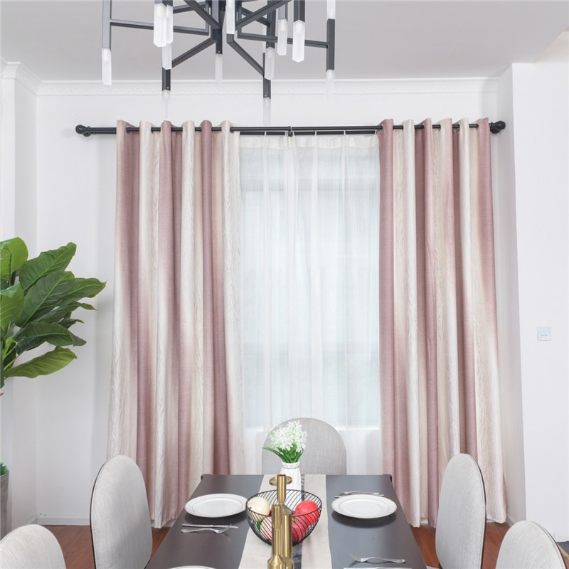 Rèm Cửa Kẻ Sọc Trang Trí Phòng Ngủ / Phòng Khách
