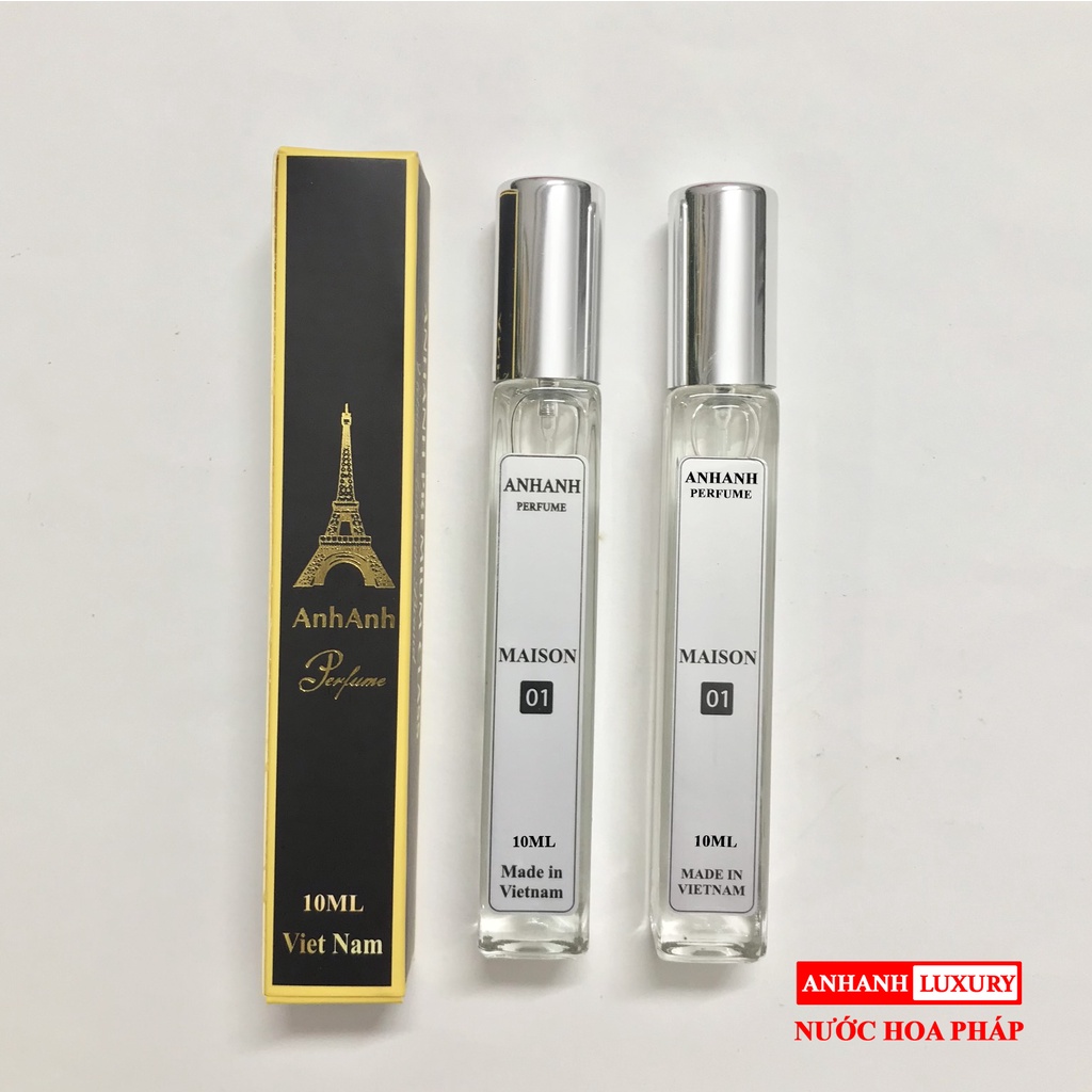 ✅ Tinh dầu Nước Hoa nữ ANHANH  MAISON 01 - Tươi mát Quyến rũ, gợi cảm, cuốn hút 10ml - lưu hương 6-8 tiếng