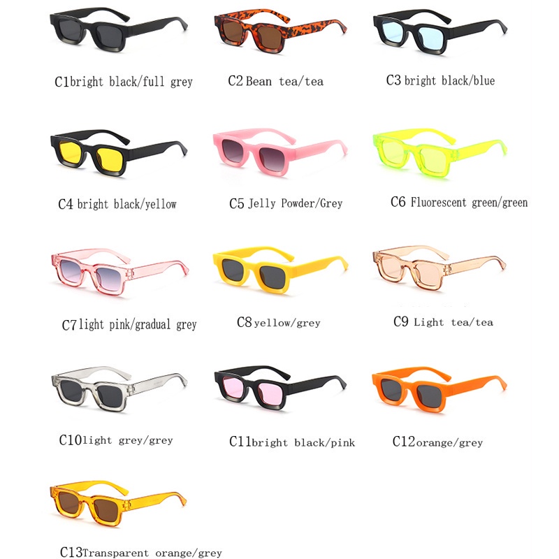(HENGHA) Vintage Style Small Frame UV400 Sunglasses For Men And Women