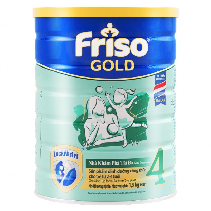 Sữa bột Friso Gold 4 1.5kg (cho bé từ 2-4 tuổi)