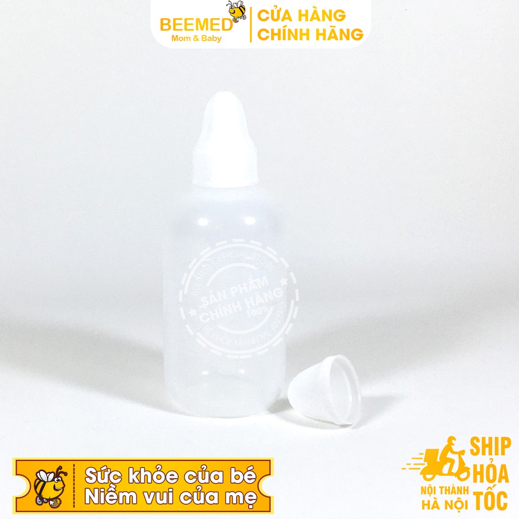 Bình rửa mũi cho bé  Sinufresh Kids chai 180ml Cát Linh tặng kèm 15 gói muối nano rửa xoang, dụng cụ có van điều chỉnh