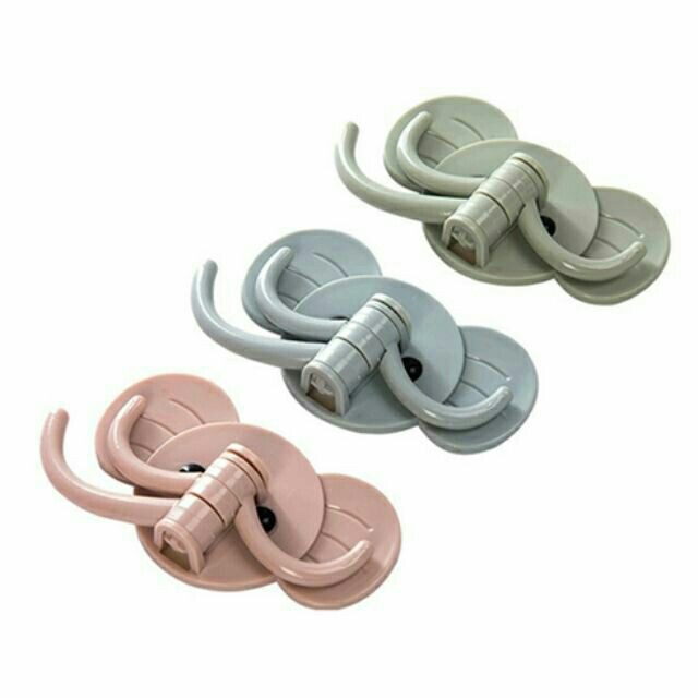 Bộ 3 chiếc móc dính tường hình chú voi - móc dán tường treo đồ đa năng ( màu ngẫu nhiên )