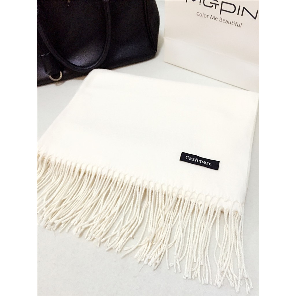 Khăn màu trơn Cashmere