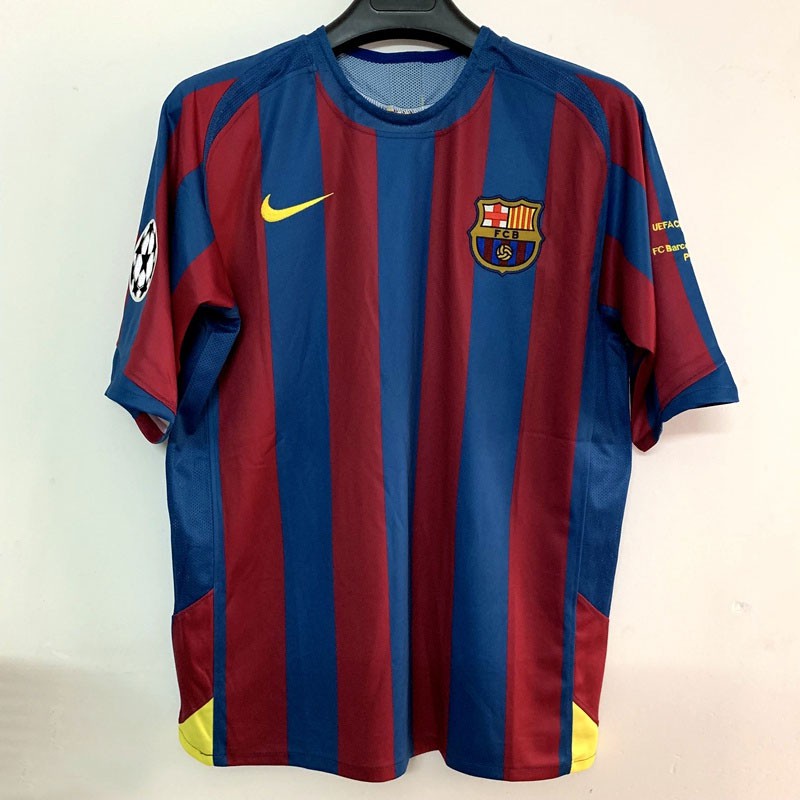 Áo Đấu Sân Nhà Barcelona 2005-06 retro S-XXL