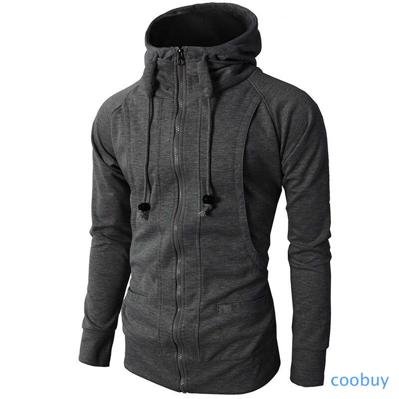 Áo Khoác Hoodie Thể Thao Màu Trơn Cho Nam | BigBuy360 - bigbuy360.vn
