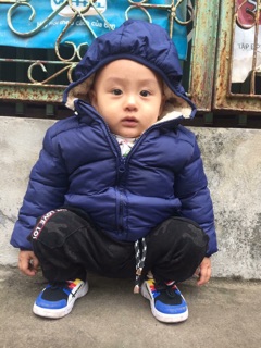 Áo khoác phao lót lông