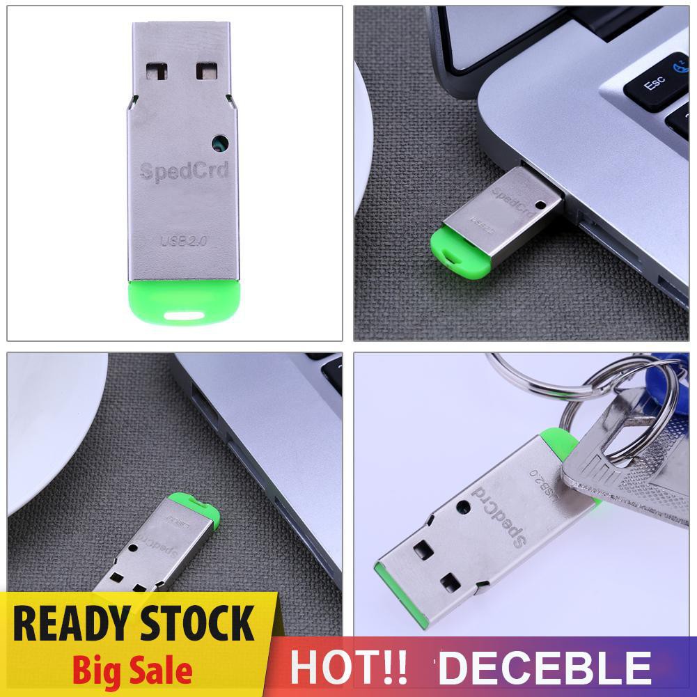 Hộp Kim Loại Mini Đựng Thẻ Nhớ Sd / Tf Usb 2.0 Siêu Nhẹ | BigBuy360 - bigbuy360.vn