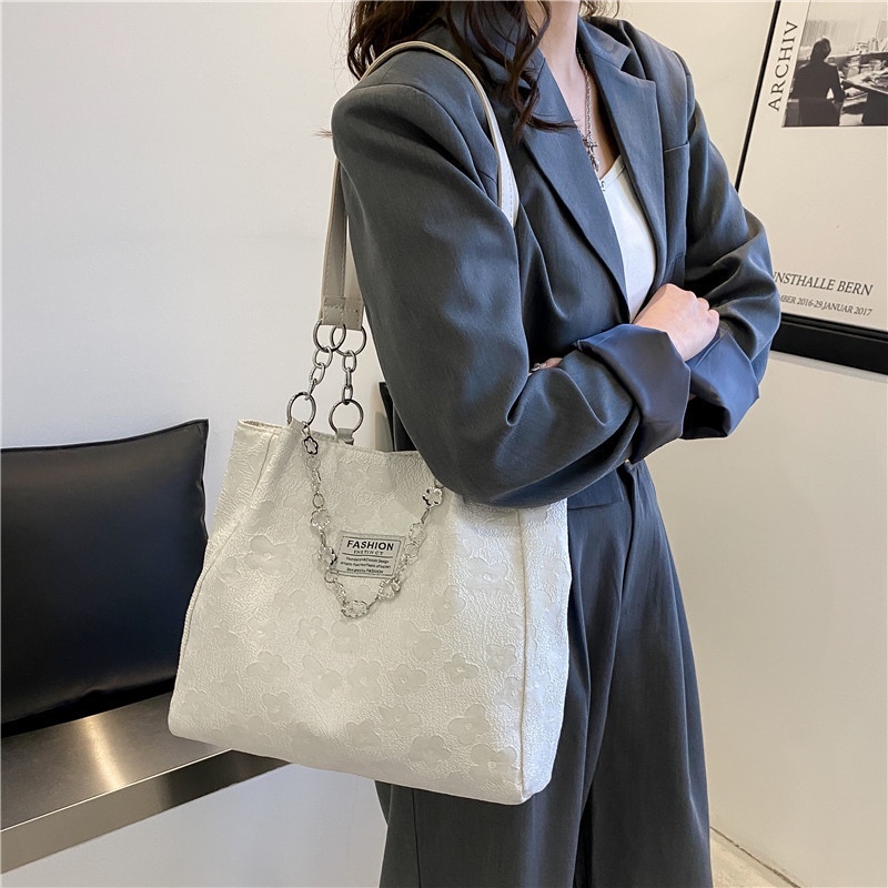 Túi Xách tote Bằng Vải jacquard Sức Chứa Lớn GYLXB530