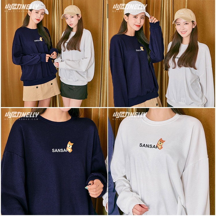 Áo Sweater HALEY Nam Nữ unisex SANSAK Corgy  mã HS48 phong cách Hàn Quốc cá tính, Chất nỉ bông đẹp