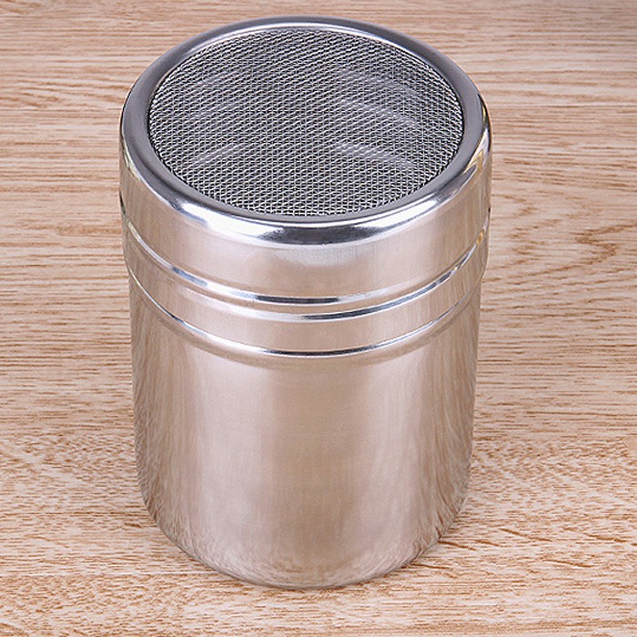 Lọ Rắc Bột Inox , Dụng Cụ - Nguyên Liệu Pha Chế Trà Sữa
