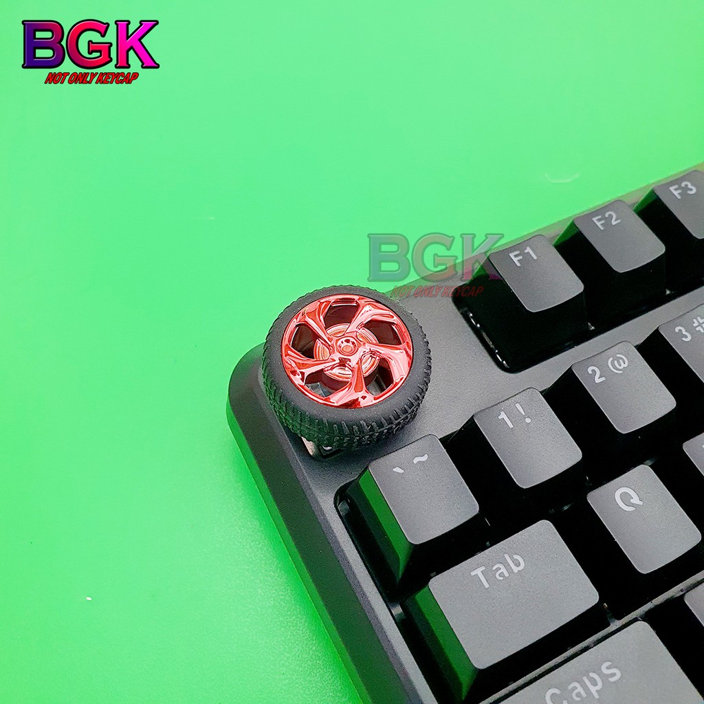 Keycap lẻ hình Bánh Xe Spinner cực đẹp có thể quay được và xuyên led ( keycap Artisan )