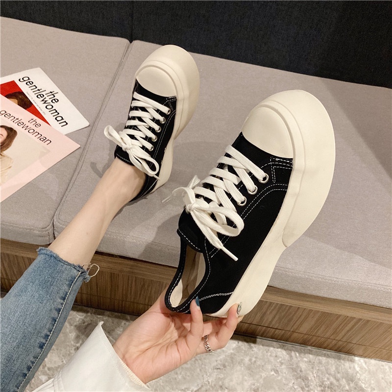 Giày thể thao nữ, Giầy nữ sneaker cao cấp chất xịn bánh mì đế cao Ulzzang phong cách Hàn Quốc hottrend GT04