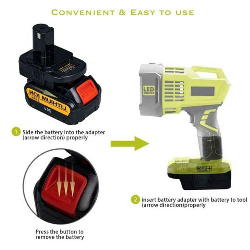 Nguồn Pin Li-ion DM18RL Màu Đen Chuyên Dụng Cho Milwaukee 18V-20V To RYOBI 18V