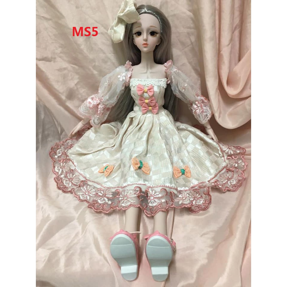 Áo đầm nhiều kiểu cho búp bê BJD 1/3, 60cm