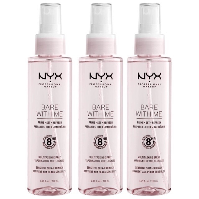 Xịt khoáng NYX giu nền lớp trang điểm bền lâu hon . Hang canada 130ml