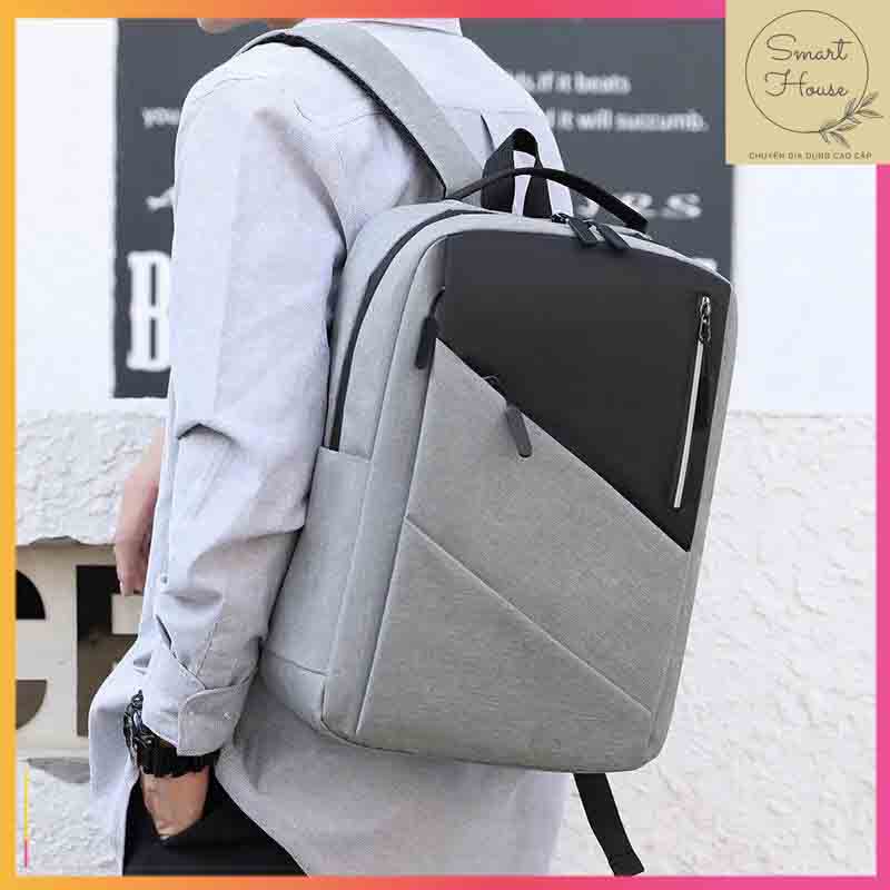 Balo chống trộm nam nữ, đựng laptop cao cấp Hàn Quốc - Chất liệu vải cao cấp chống thấm 3 lớp