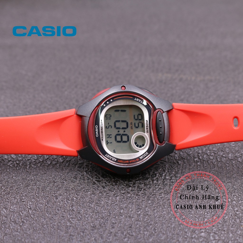 Đồng Hồ Nữ Casio LW-200-4AVDF Dây Nhựa Pin 10 Năm