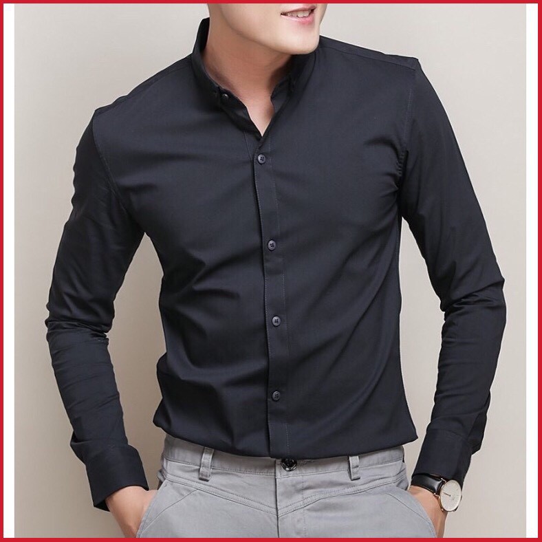 Áo sơ mi nam dài tay - kiểu dáng basic phong cách - thời trang - PANDO FASHION | BigBuy360 - bigbuy360.vn