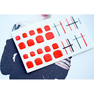 Miếng dán móng chân - Nail Wraps (22 miếng dán khô)