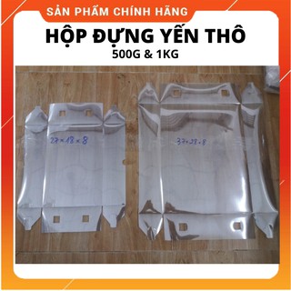 [combo 10 hộp] Hộp nhưa đựng yến 1kg  ,Hộp nhựa đựng tổ yến sào