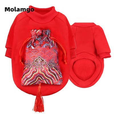 Sườn Xám Họa Tiết Hoa Xinh Xắn Cho Thú Cưng