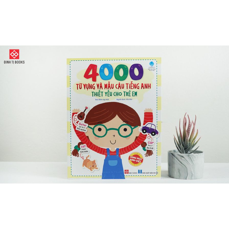 SÁCH - 4000 từ vựng và mẫu câu tiếng Anh thiết yếu cho trẻ em