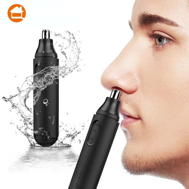 Máy Cắt Tỉa Lông Mũi Bằng Thép Không Gỉ Có Thể Giặt được Dao Cạo Râu Nam Giới Cắt Tỉa Lông Mày