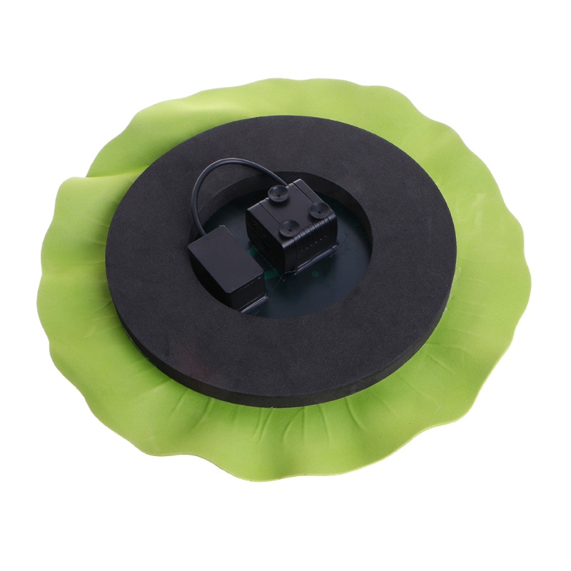 Đài Phun Nước Năng Lượng Mặt Trời Hình Lá Sen Nổi