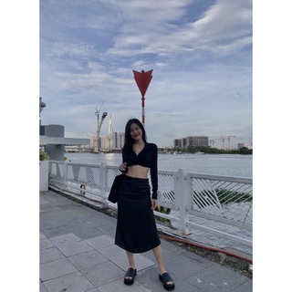Chân váy lụa