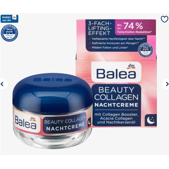 Bộ kem dưỡng da chống lão hoa Balea Beauty Collagen của Đức