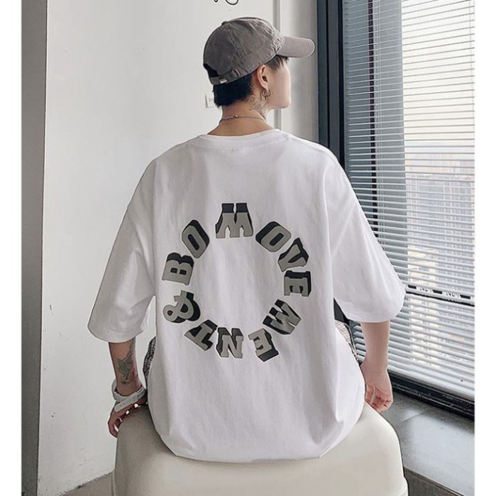 Áo thun tay lỡ Unisex, áo phông form rộng M229 KL SHOP HNSHOP