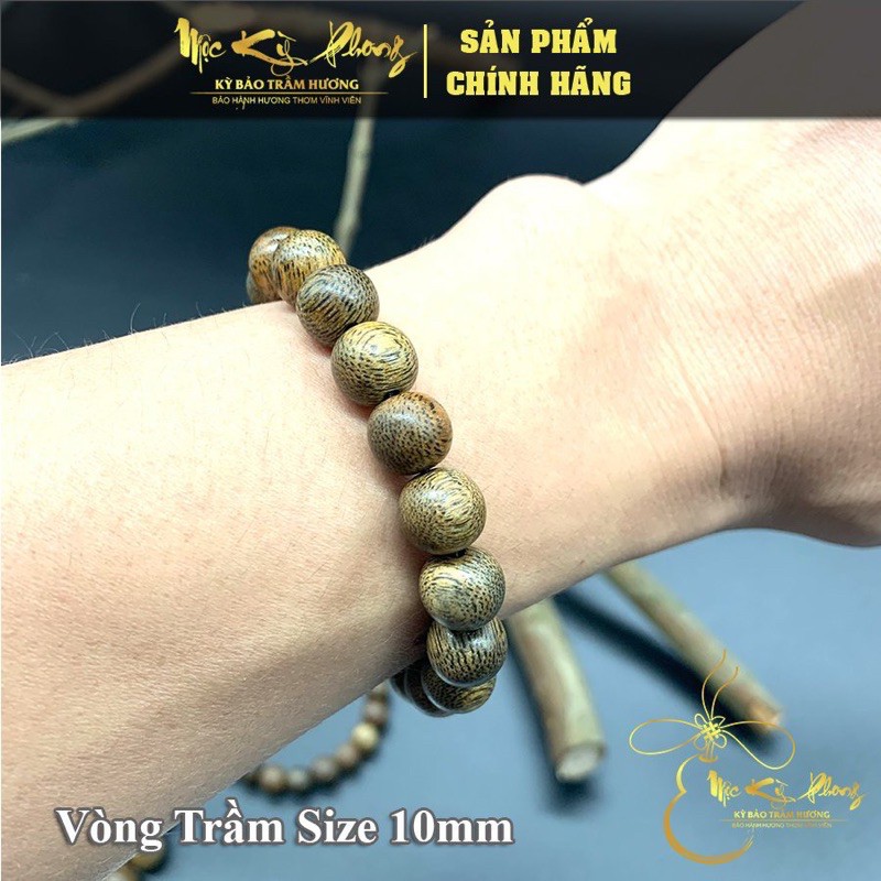 Lẻ 1 Hạt Trầm Hương Tự Nhiên [Mộc Kỳ Phong] DIV Sỏ Dây Handmade Theo Ý Thích, Đủ Size 4mm 6mm 8mm 10mm