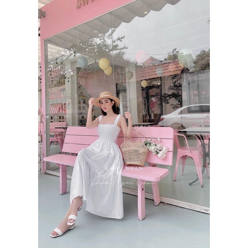 [Mã FAGREEN1505 giảm tới 30K đơn 99K] Váy đũi 2s chun ngực | BigBuy360 - bigbuy360.vn