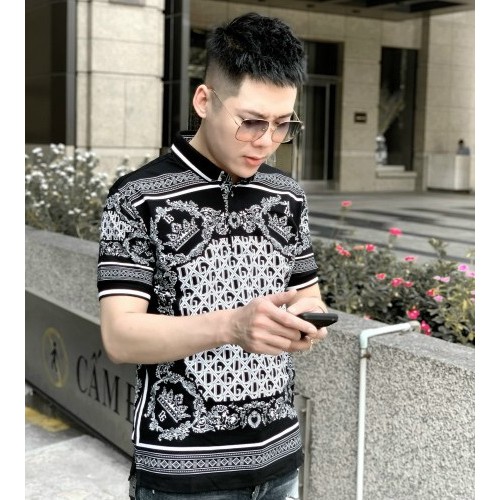 Áo thun nam có cổ - Áo polo nam D & G đẹp đa dạng và phong phú về kiểu mẫu