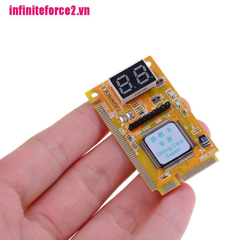 2 Thẻ Chẩn Đoán Mini Pci-E Lpc Pc 3 Trong 1
