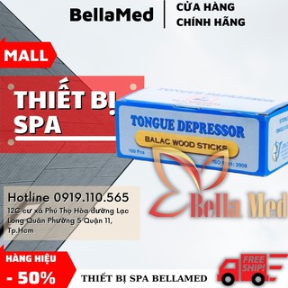 Que Đè Lưỡi Gỗ (Hộp 100 cái)