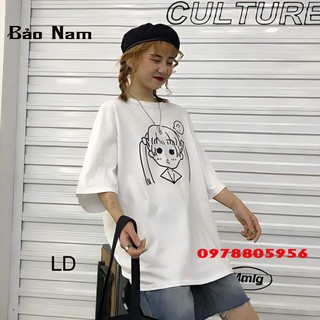 ÁO Đôi thun unisex tay lỡ