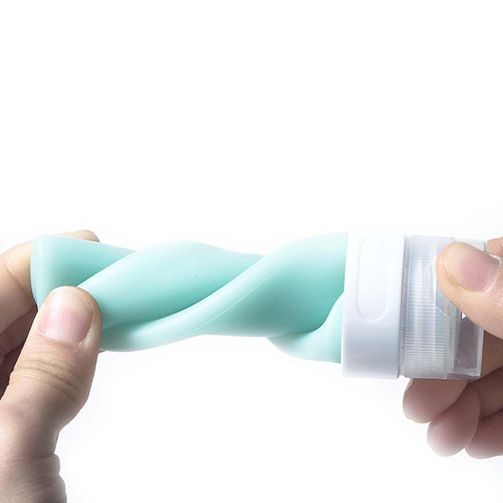 Chai Đựng Nước Rửa Tay Dạng Bóp Bằng Silicone Màu Trơn