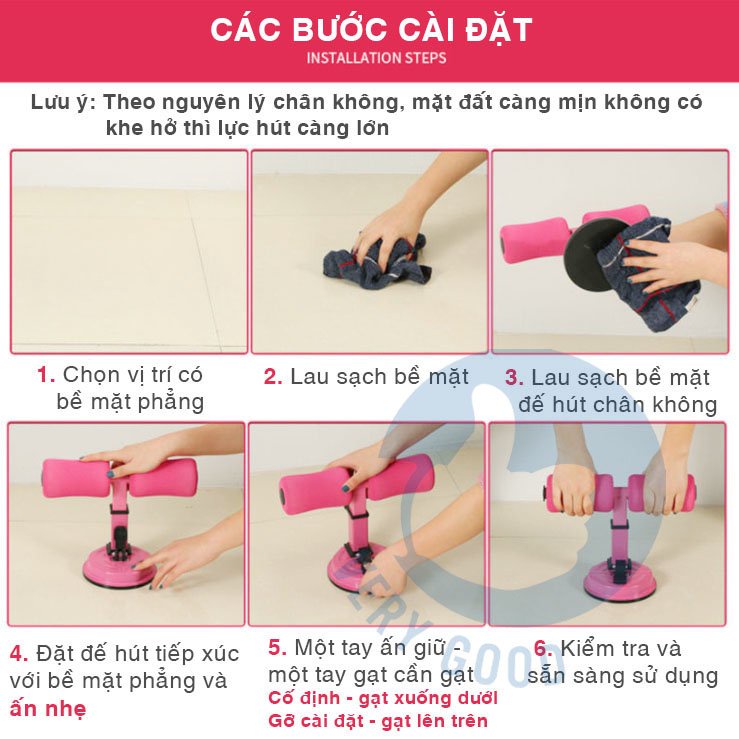 Dụng cụ tập cơ bụng đa năng có đế hút chân không cao cấp sbsx