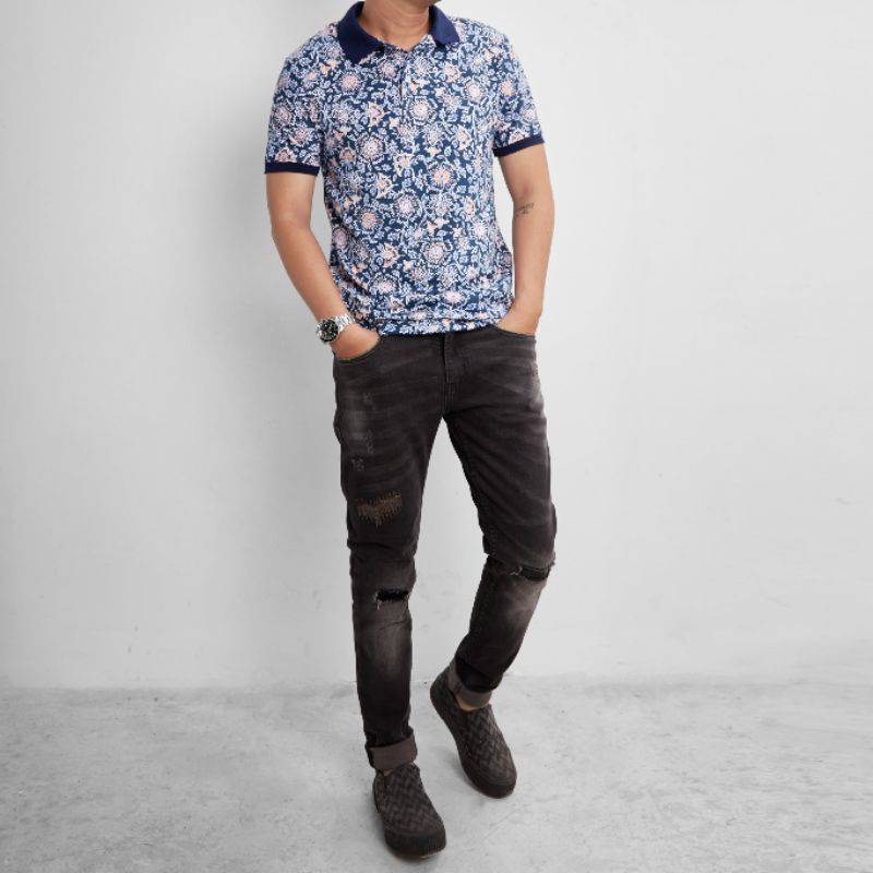 [size to 80-110kg] Áo thun nam polo vải thể thao poly thun lạnh Big size
