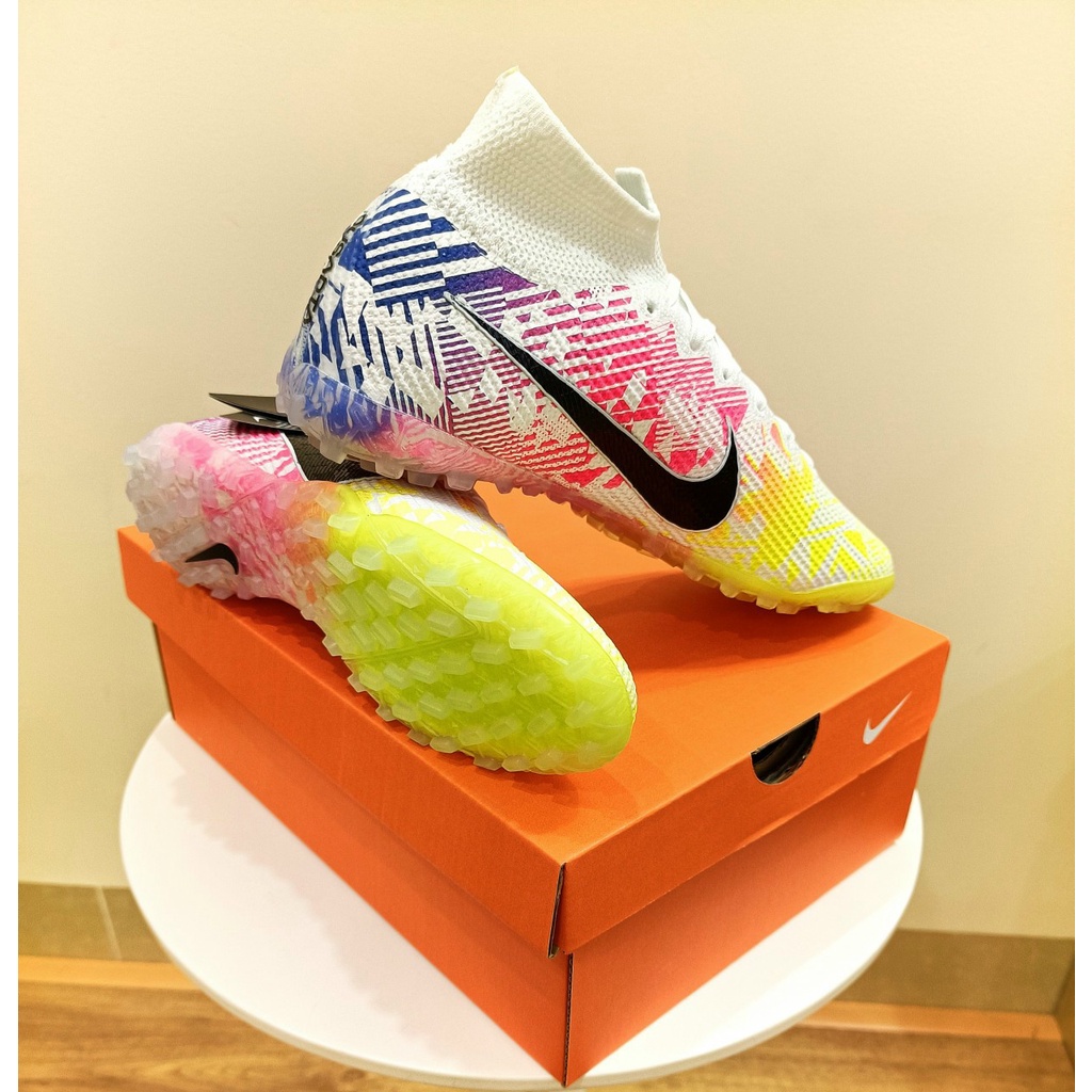 Giày đá bóng Mercurial Vapor 13 cao cổ đế TF nhiều màu giày đá banh cỏ nhân tạo