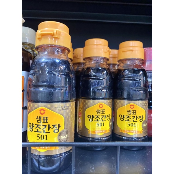 &lt;HOT&gt; Nước tương/ xì dầu Yangcho Sempio 501 Hàn Quốc 150ml nấu ăn