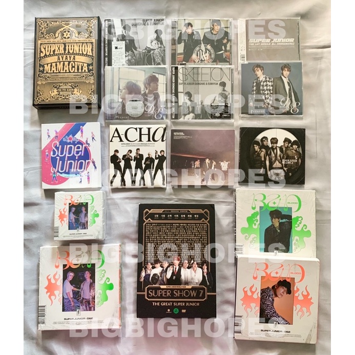 Album Ảnh Nhóm Nhạc Super Junior Độc Đáo