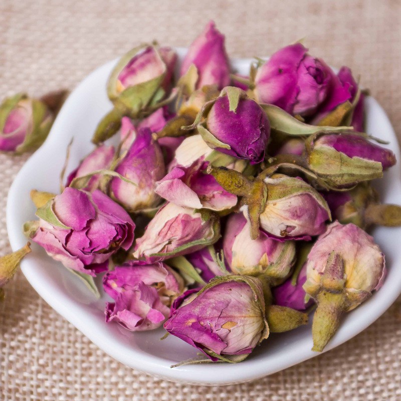 Trà hoa hồng Iran - nụ hoa hồng khô Iran túi 100g