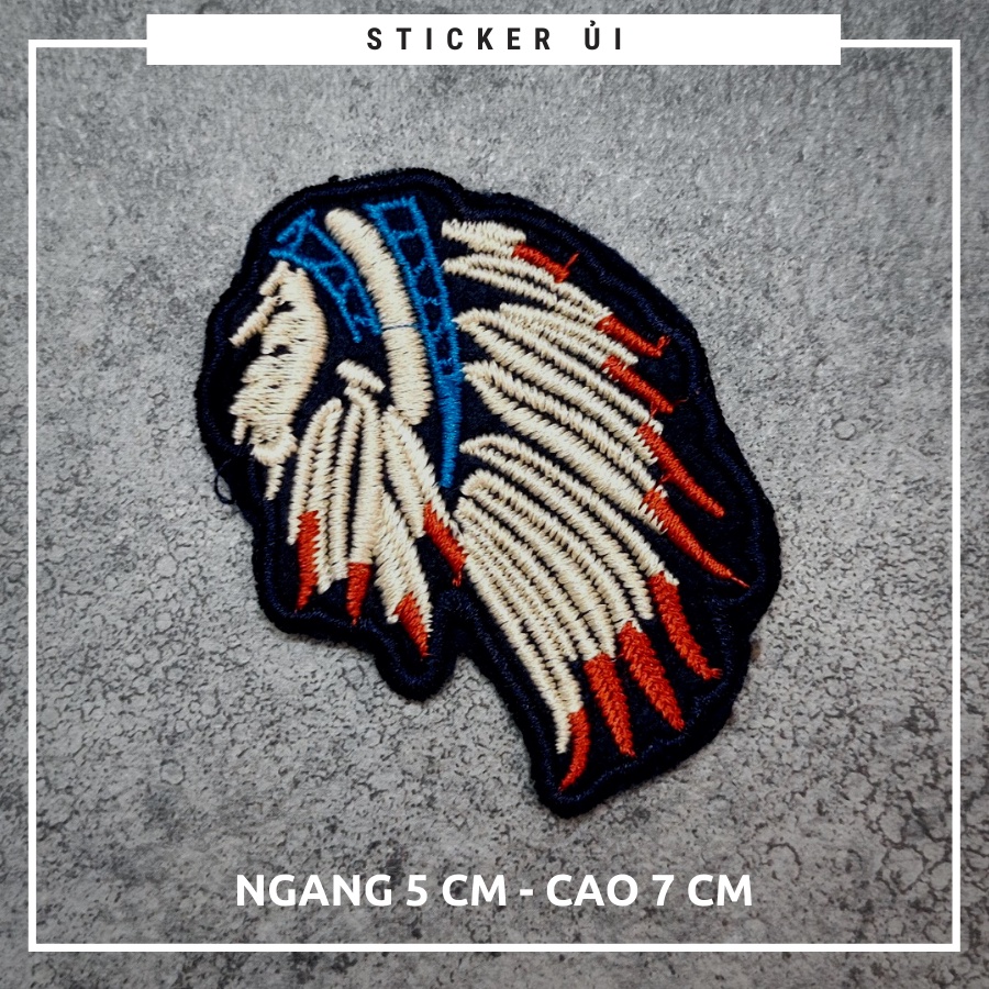 Sticker ủi áo Cao cấp - CÓ SẴN KEO ỦI - sticker vải dùng làm miếng vá áo, phụ kiện trang trí quần áo, balo, giày, nón