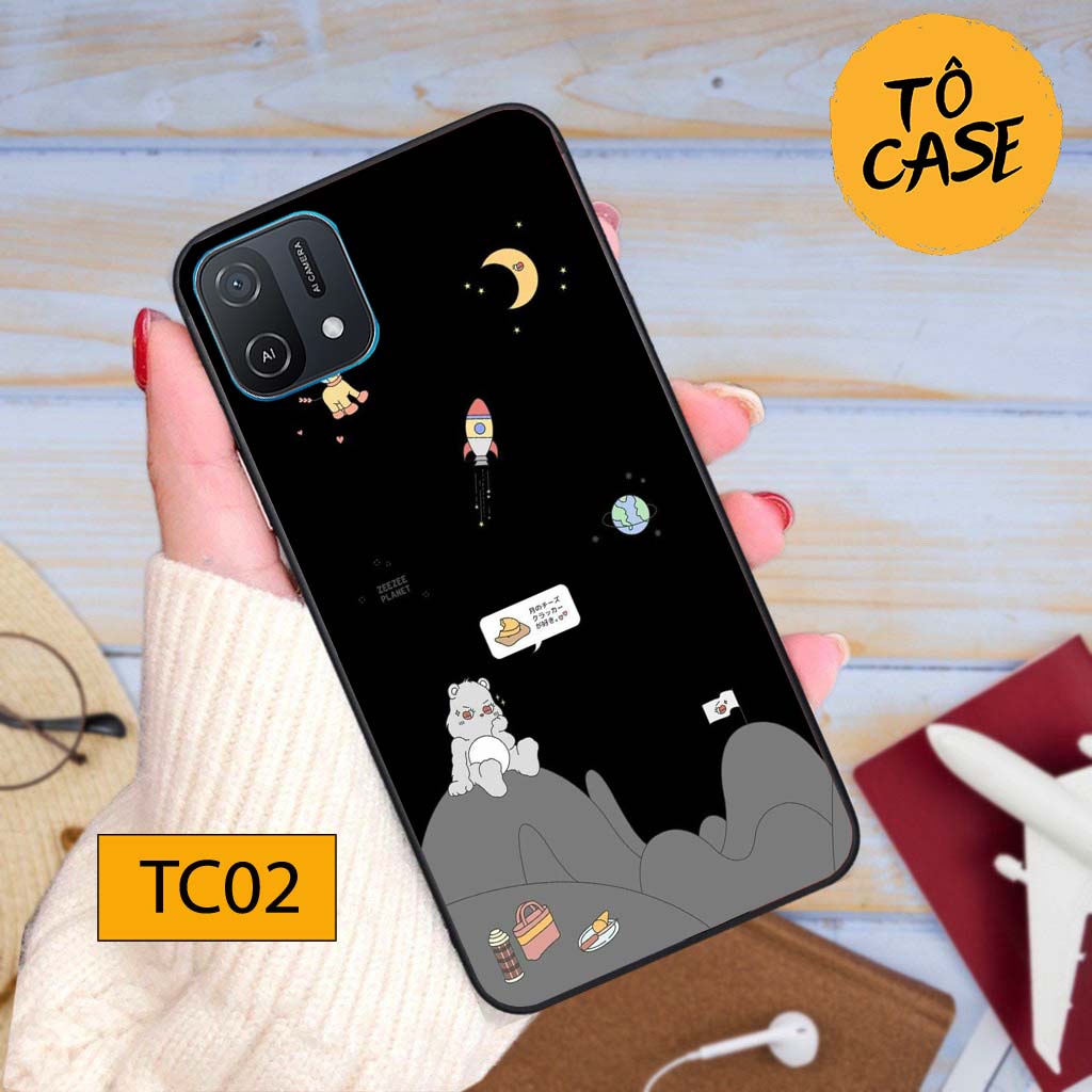 Ốp lưng Oppo A16k in hình vũ trụ ngân hà cá tính độc đáo, chất liệu chống trầy xước, giá rẻ