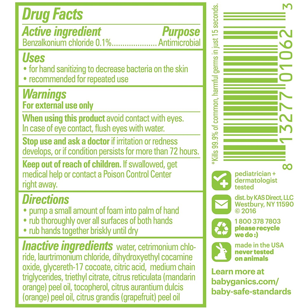 Tinh dầu chống muỗi an toàn cho bé và mẹ bầu BABYGANICS 177ml