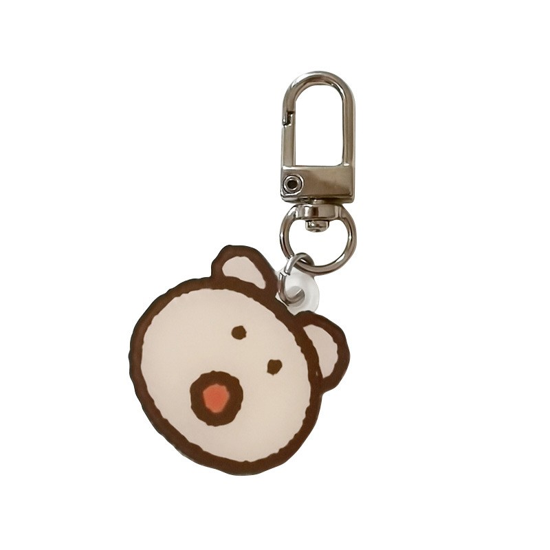 Móc Chìa Khoá Hoạt Hình Bằng Acrylic Có Kẹp Lò Xo Tiện Lợi MPK09