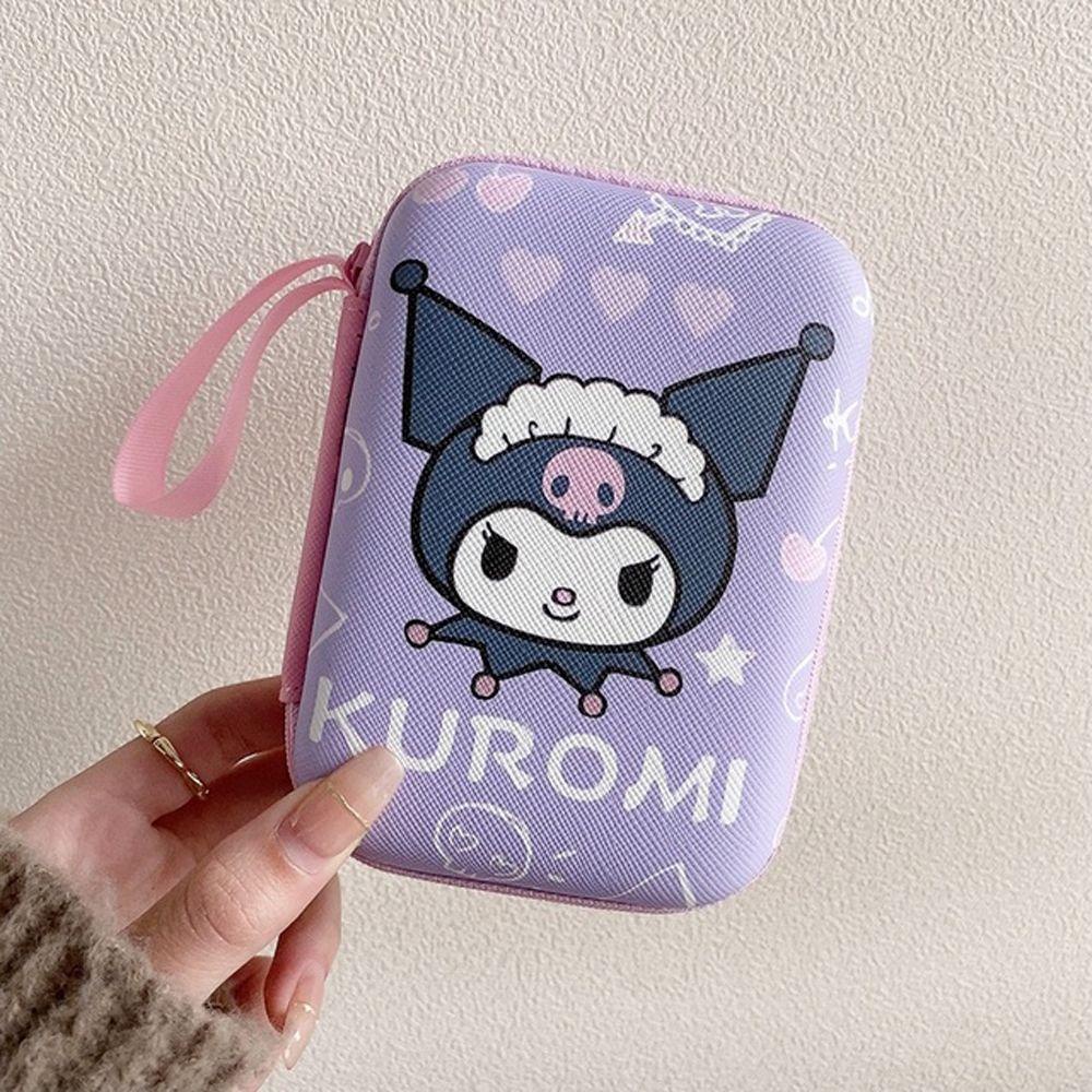 Hộp Cứng Đựng Tai Nghe Có Khóa Kéo Họa Tiết Hoạt Hình Melody Kirby