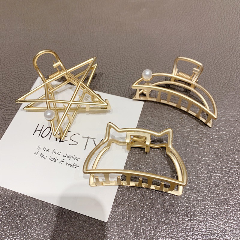 Kẹp Tóc Kim Loại Hàn Quốc - Cặp Tóc Đẹp Cao Cấp Đẹp Cho Nữ Cute Dễ Thương Hot Nhất Thu Đông Năm 2021 - K17